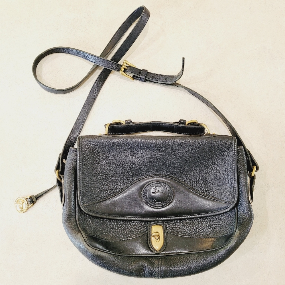 Dooney & Bourke Black Leather Crossbody Bag